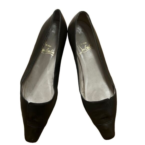 CHRISTIAN LOUBOUTIN TAUPE FLATS SIZE 38‎ 1/2 - Picture 1 of 6